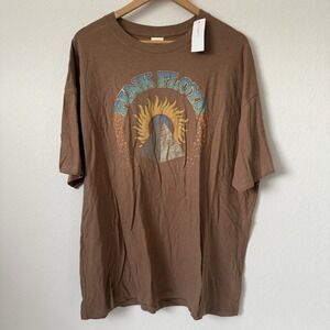 American Eagle Band Tee Pink Floyd Rock Music Rustic Brown Women's L/XL Unisex